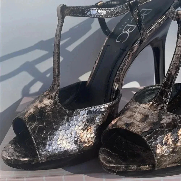 BCBG Silver Metallic Sandals - Picture 2 of 8